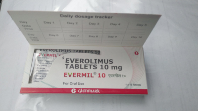 Image - Afinitor, Everolimus 10 mg 10 tablets generic (Glenmark, India)