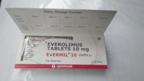 Афинитор / Afinitor (эверолимус, everolimus) 10 мг 10 таб, generic, Glenmark, Индия