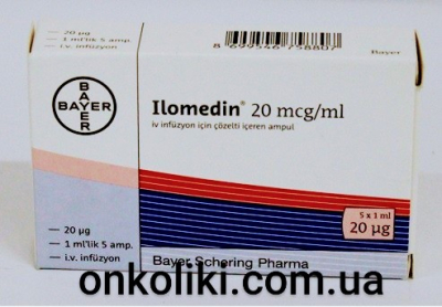 Image - Ilomedin (iloprost) 20 mcg, solution for infusion, 5 ampoules (Bayer Pharma)