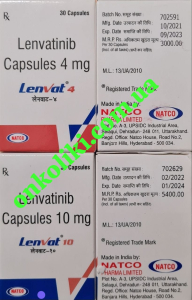 Image - Lenvima, Lenvatinib 10 mg 30 capsules generic (India) 
