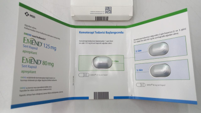 Image - Emend (aprepitant) 3 capsules (125 mg + 80 mg + 80 mg) (MSD, Ireland)