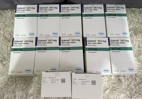 Esbriet (pirfenidone) 267 mg 90 tablets original (Hoffmann-La Roche)