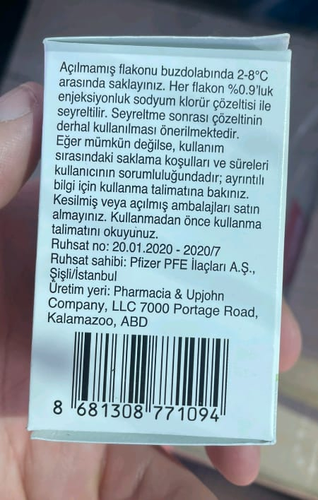 Зирабеф / Zirabev (бевацизумаб) 400 мг,Pfizer, США