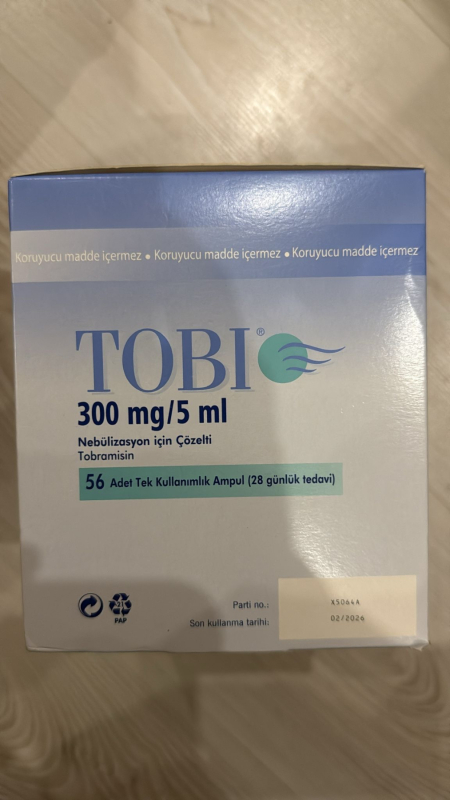  ТОБИ / TOBI 300 MG 5 ML 56 AMP. (Tobramycin / Тобрамицин) MEDA PHARMA