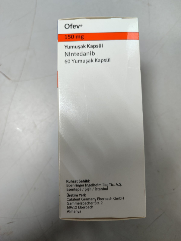 ОФЕВ / OFEV 150 MG 60 CAP. (Nintedanib,Нинтеданиб) Boehringer Pharma GmbH