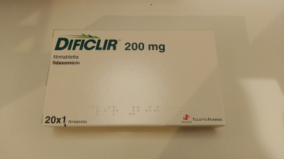 Image - Dificlir (fidaxomicin) 200 mg 20 tablets ,original (Tillotts Pharma, Germany)