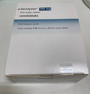 Image - Venclexta / Venclyxto (venetoclax) 100 mg 112 tablets original (AbbVie, Ireland)