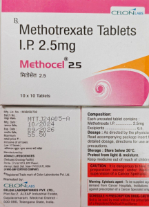 Image - Methotrexate 2.5 mg 100 tablets generic (India)