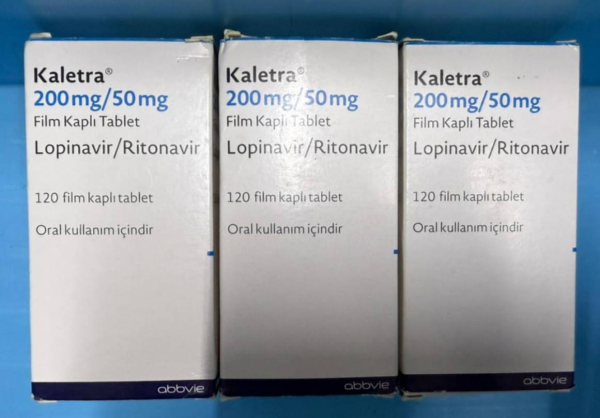 Kaletra (lopinavir 200 mg / ritonavir 50 mg 120 tablets (AbbVie)