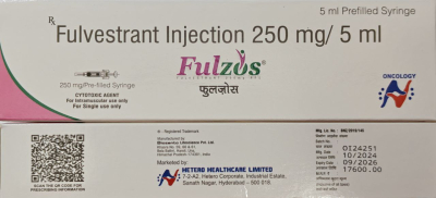 Image - Fazlodex, Fulvestrant 250 mg/5 mL solution for injection,generic (India)