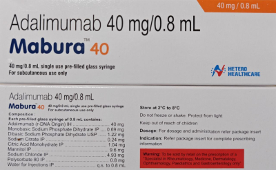 Image - Humira, Adalimumab 40 mg solution for injection, generic (India) 