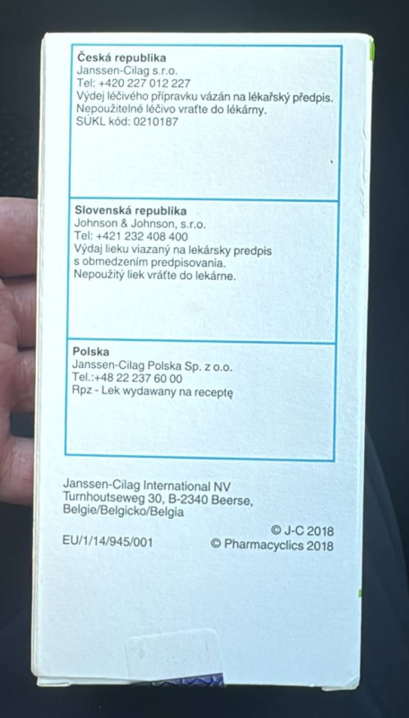 Имбрувика, Imbruvica (ибрутиниб, ibrutinib) 140 мг 90 таб, original, JANSEN Швейцария