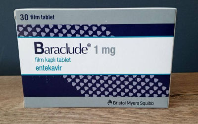 Image - Baraclude (entecavir) 1 mg 30 tablets (Bristol-Myers)