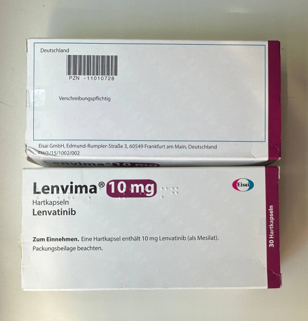  Lenvima ( Lenvatinib) 10 мг 30 таб, original EISAI, Deutschland