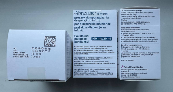 Абраксан, Abraxane ( paclitaxel liposomal) 100 mg 