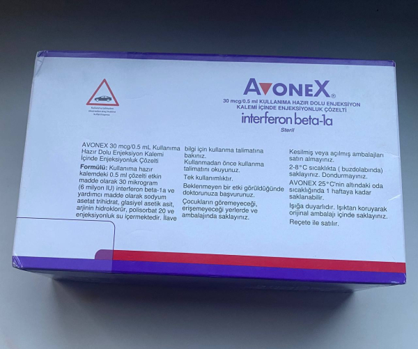 Avonex, Rebif ( Interferon beta-1a) 30 mcg origina Biogen, UK.l
