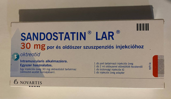 Sandostatin LAR (octreotide) for prolonged-release suspension for injection original (Novartis, Switzerland)