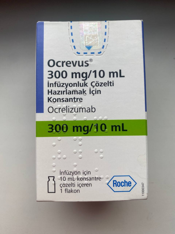 ОКРЕВУС / OCREVUS 300 MG 10 ML 1 FLK. (ocrelizumab/ окрелізумаб) ROCHE,original