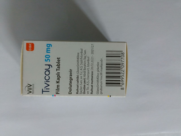 ТИВИКАЙ / TIVICAY 50 MG 30 FTB. (Dolutegravir, Долутегравир ) GLAXO SMITHKLIN