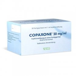 Image - Copaxone (glatiramer acetate) 40 mg/1 mL pre-filled syringes, 28 syringes original (Teva, Israel)