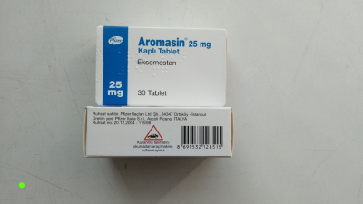 Image - Aromasin (exemestane) 25 mg 30 tablets (Pfizer, Italy) original
