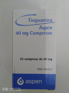 Image - Lanvis (thioguanine) 40 mg 25 tablets (Aspen, Germany) 