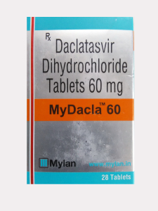 Image - Daclatasvir 60 mg tablets, 28 tablets generic (Natco, India)