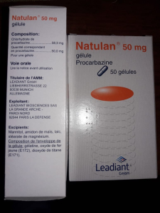 Image - Natulan (procarbazine) 50 mg 50 capsules original (Germany)