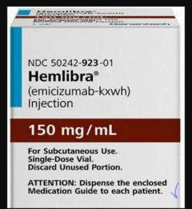 Image - Hemlibra 150 mg/mL (emicizumab) solution for injection, 1 mL pre-filled syringe original