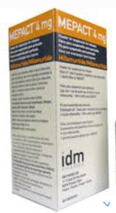 Image - Mepact (mifamurtide) 4 mg suspension for infusion, original (Takeda Austria GmbH)