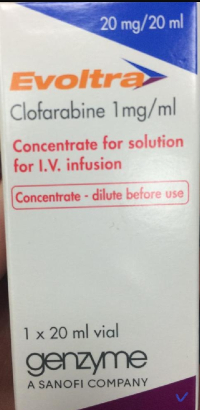 ЭВОЛТРА / EVORABIN 1 MG 1 FLK.(Clofarabine,Клофарабин)