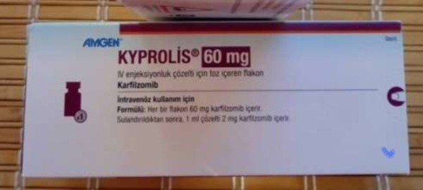 Kyprolis (carfilzomib) 60 mg solution for infusion (Amgen)