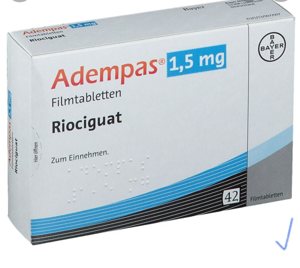 АДЕМПАС / ADEMPAS 2.5 MG 42 FTB. (Riosiguat, Риосигуат ) BAYER PHARMA