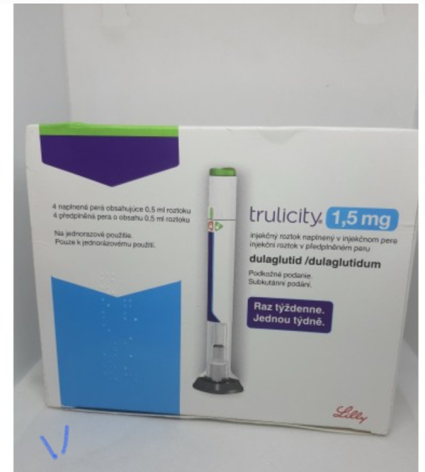 Trulicity (dulaglutide) 1.5 mg/0.5 mL pre-filled pens, 4 pens (Lilly)