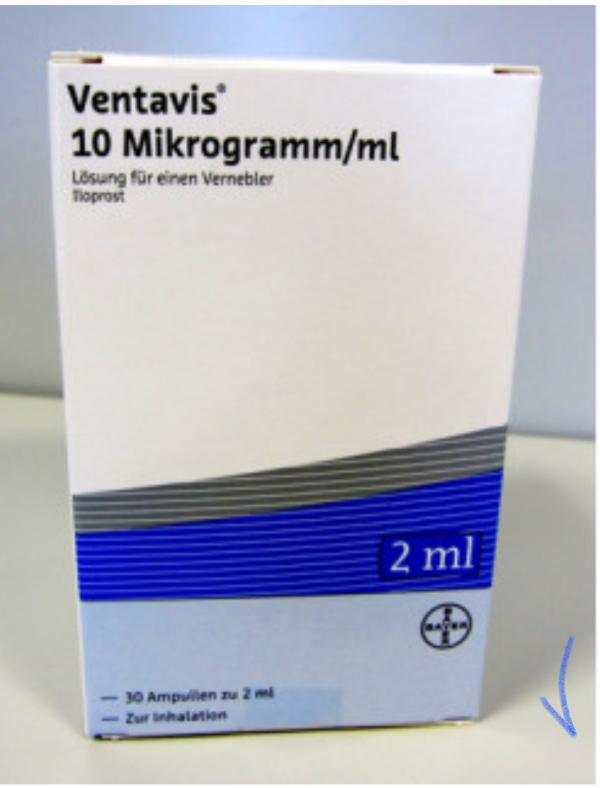 VENTAVIS / ВЕНТАВИС 10 MCG 2 ML 30 AMP. (Iloprost / Илопрост ) BAYER PHARMA