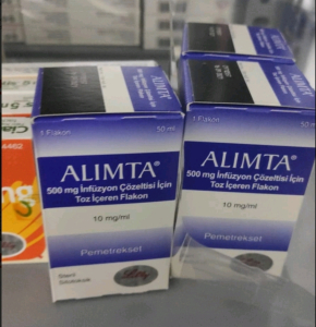 Image - Alimta (pemetrexed) 500 mg concentrate for for infusion (Eli Lilly, France)