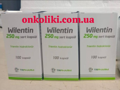 Image - Wilentin, Trientine 250 mg 100 capsules original (TRPharm)