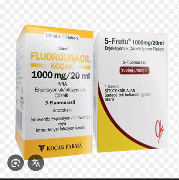 5-Fluorouracil 1000 mg injection, 1 vial (Turkey)