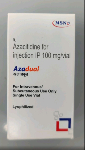 Image - Vidaza (azacitidine) 100 mg, suspension for injection, generic (India)