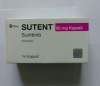 Сутент, Sutent (сунитиниб, sunitinib) 50 мг 14 таб , original, PFIZER Италия