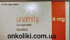УНАМИТИ / ОЛУМИАНТ / UNAMITY 4 MG 14 FTB.(Barisitinib,Бариситиниб,Барицитиниб ) LILLY